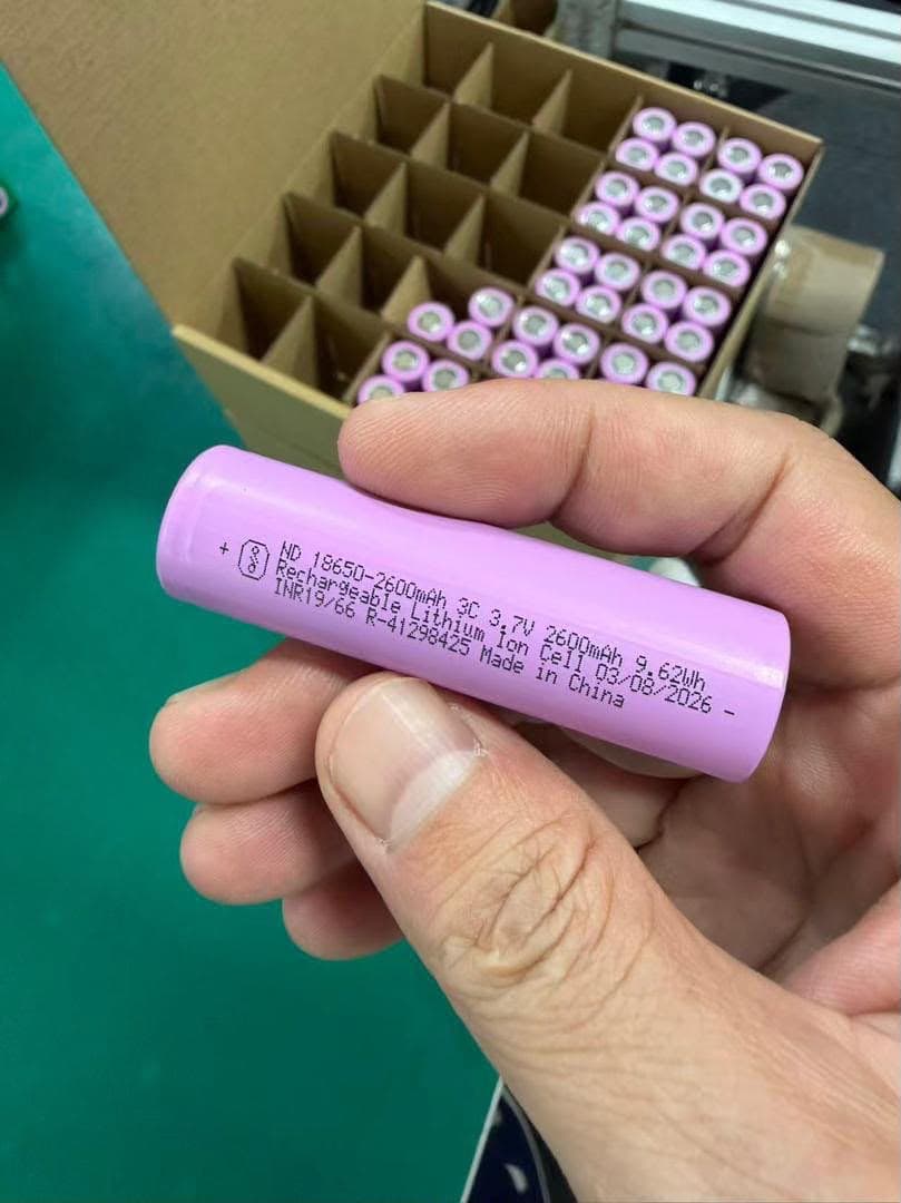 3.7V NORDA 18650 Li-Ion Cells